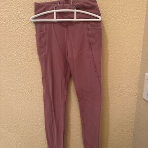 Athleta Mauve High-Rise Leggings